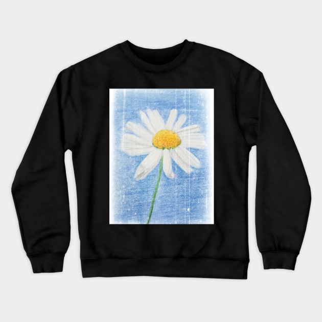 Daisy Crewneck Sweatshirt by teenamarie23art